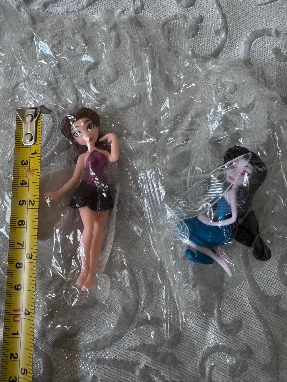 2 Fairy Doll Playset - Pink & Blue Fairy Figures for Kids